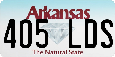 AR license plate 405LDS
