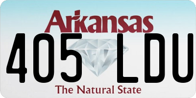 AR license plate 405LDU