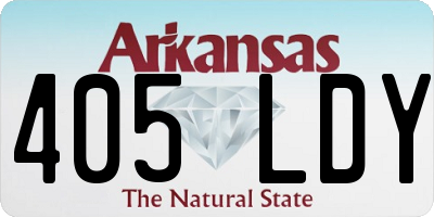 AR license plate 405LDY