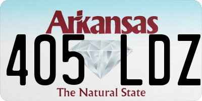 AR license plate 405LDZ