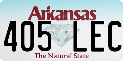AR license plate 405LEC