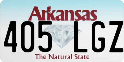 AR license plate 405LGZ