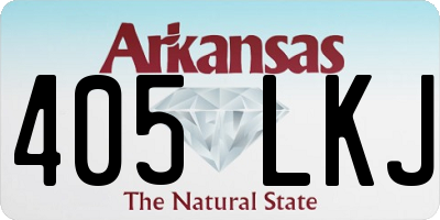 AR license plate 405LKJ