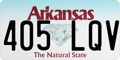 AR license plate 405LQV