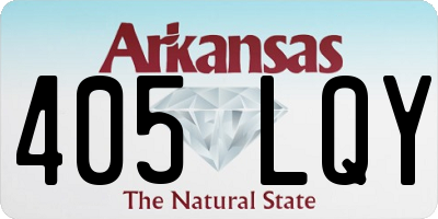 AR license plate 405LQY