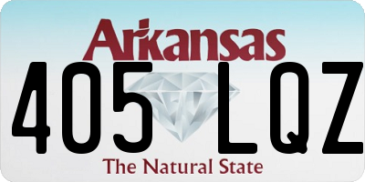 AR license plate 405LQZ