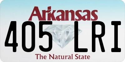 AR license plate 405LRI