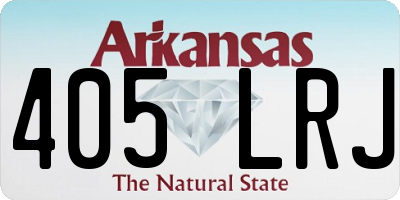 AR license plate 405LRJ