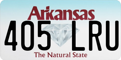 AR license plate 405LRU