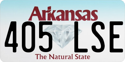 AR license plate 405LSE