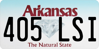 AR license plate 405LSI