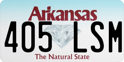 AR license plate 405LSM