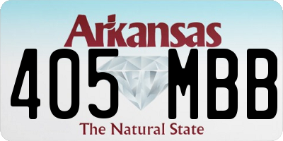 AR license plate 405MBB