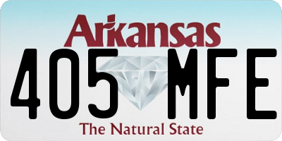 AR license plate 405MFE