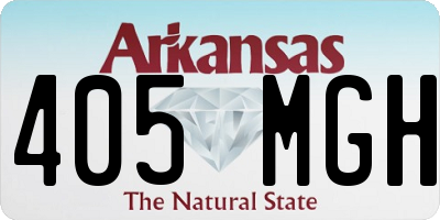 AR license plate 405MGH