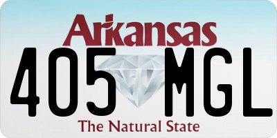 AR license plate 405MGL