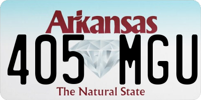 AR license plate 405MGU
