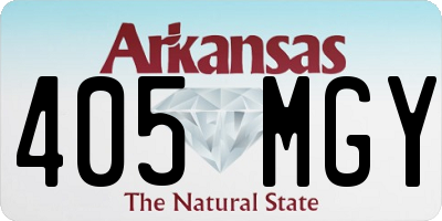 AR license plate 405MGY