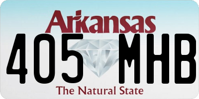 AR license plate 405MHB