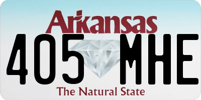 AR license plate 405MHE