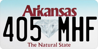 AR license plate 405MHF