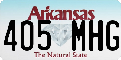 AR license plate 405MHG