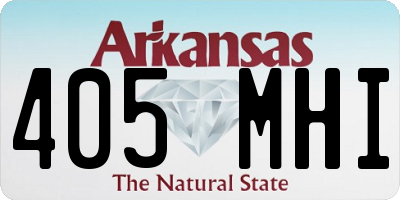 AR license plate 405MHI