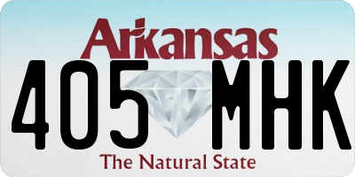AR license plate 405MHK