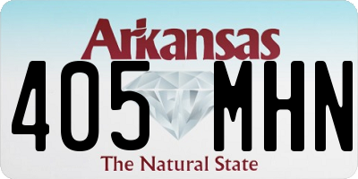 AR license plate 405MHN