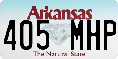 AR license plate 405MHP