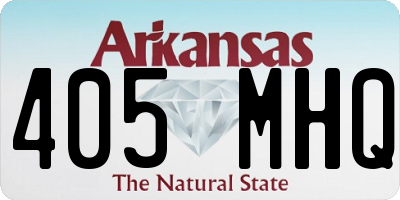 AR license plate 405MHQ