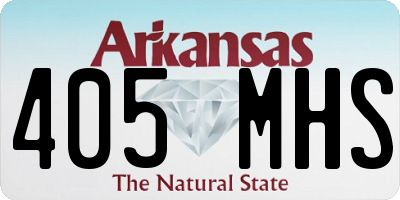 AR license plate 405MHS