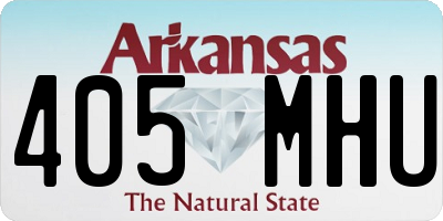 AR license plate 405MHU