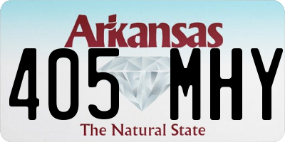 AR license plate 405MHY