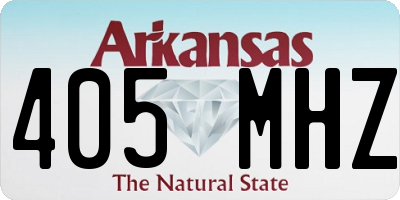 AR license plate 405MHZ