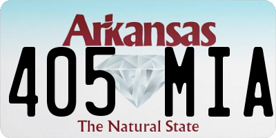 AR license plate 405MIA
