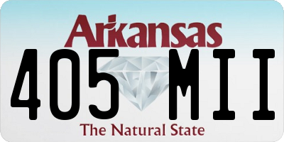 AR license plate 405MII