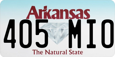 AR license plate 405MIO