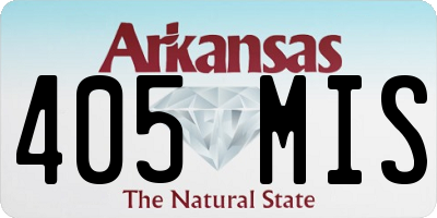 AR license plate 405MIS
