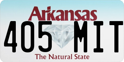 AR license plate 405MIT