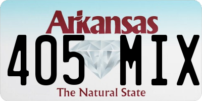 AR license plate 405MIX