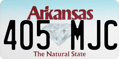 AR license plate 405MJC
