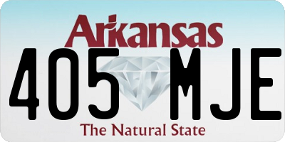 AR license plate 405MJE