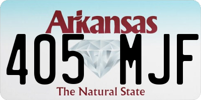 AR license plate 405MJF