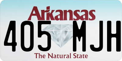 AR license plate 405MJH