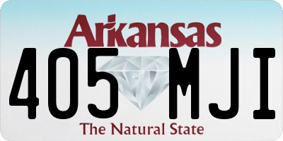 AR license plate 405MJI