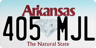 AR license plate 405MJL