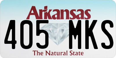 AR license plate 405MKS