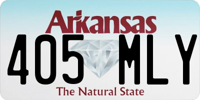 AR license plate 405MLY