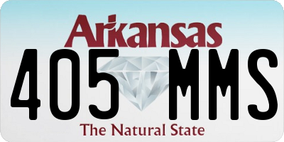 AR license plate 405MMS